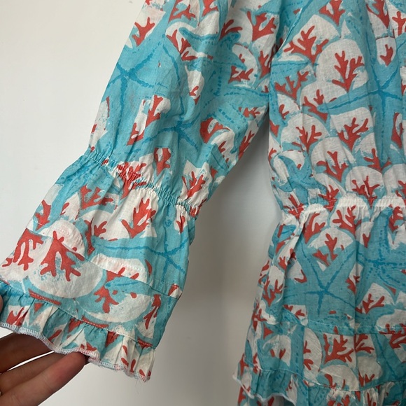 Modaposa seaside two piece teal coral set xs s - Picture 5 of 9